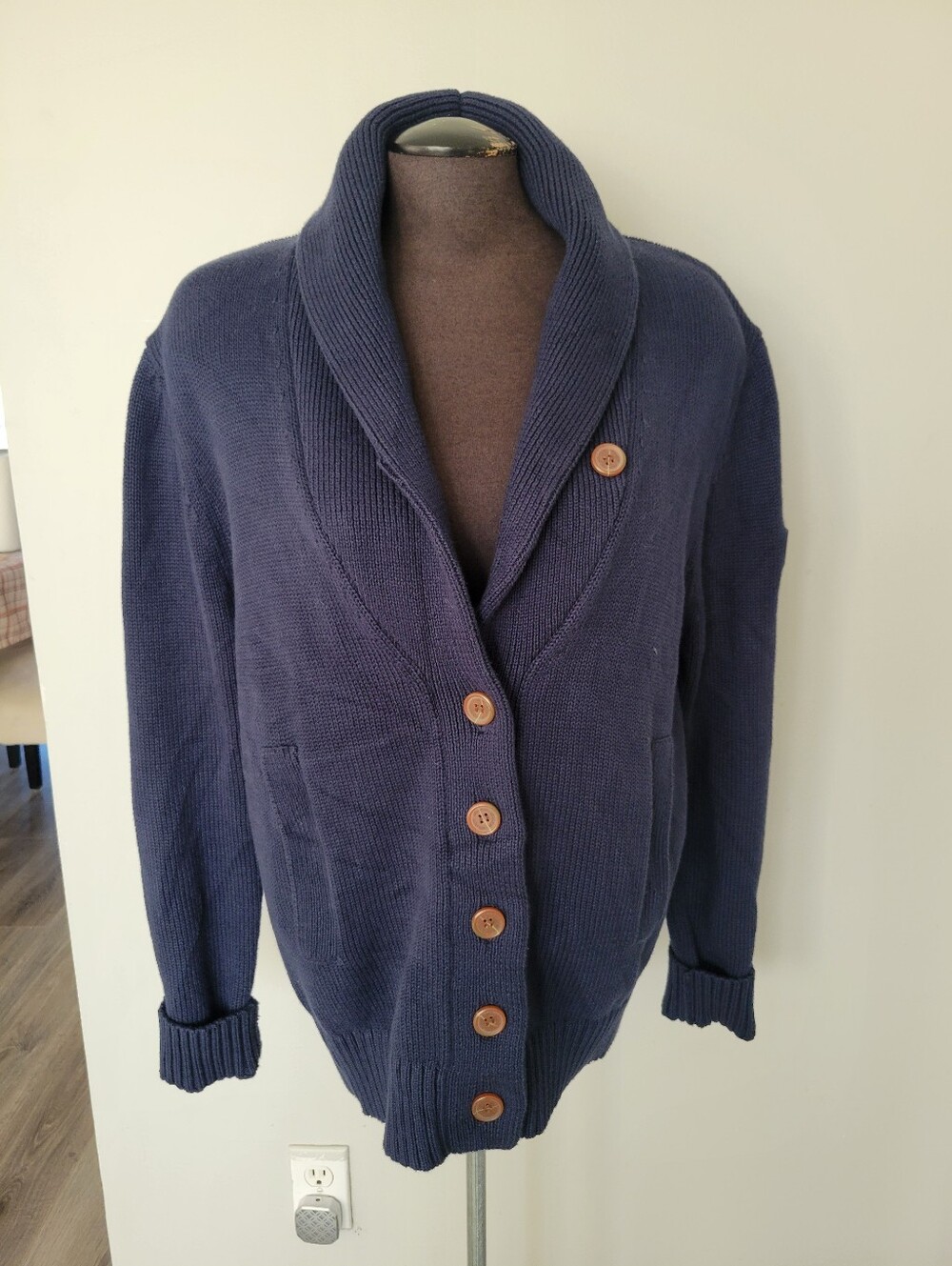 Wanakome Cotton Shawl Cardigan Size XXL